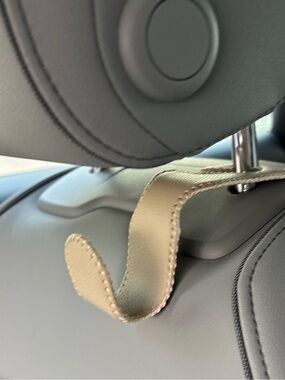 Car Headrest Hook Organizer - Beige Tan NEW